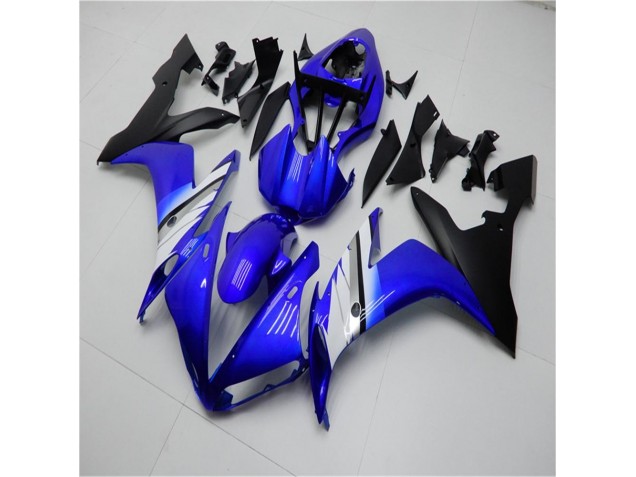 Bleu Blanc Noir 04-06 YZF R1 Carénage Moto Bleu Blanc Noir 04-06 YZF R1 Carénage Moto