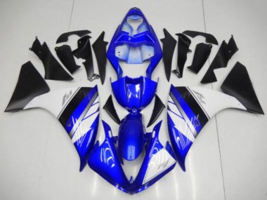 Bleu Blanc Noir 09-11 YZF R1 Carénage Moto