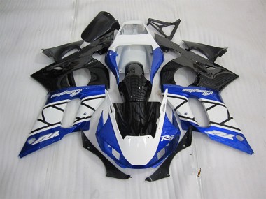 Bleu Blanc Noir 98-02 YZF R6 Carénage Moto