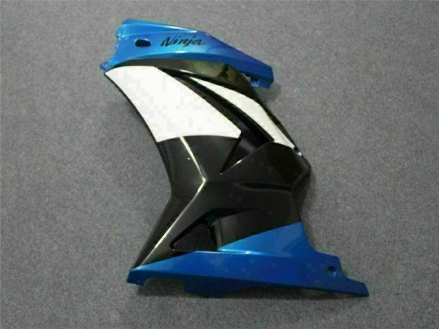 Bleu Blanc Noir Ninja 08-12 EX250 Carénages Moto Bleu Blanc Noir Ninja 08-12 EX250 Carénages Moto