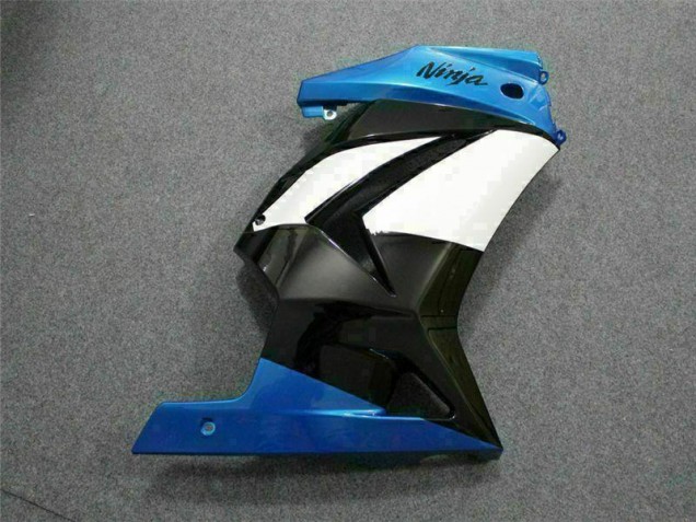 Bleu Blanc Noir Ninja 08-12 EX250 Carénages Moto Bleu Blanc Noir Ninja 08-12 EX250 Carénages Moto