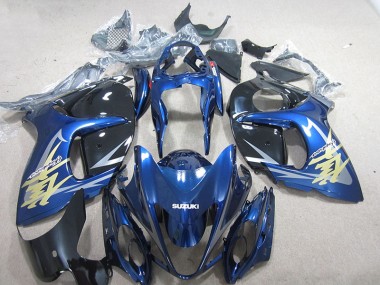 Bleu Blanc Or Décalque 08-19 GSXR 1300 Hayabusa Carénage Moto