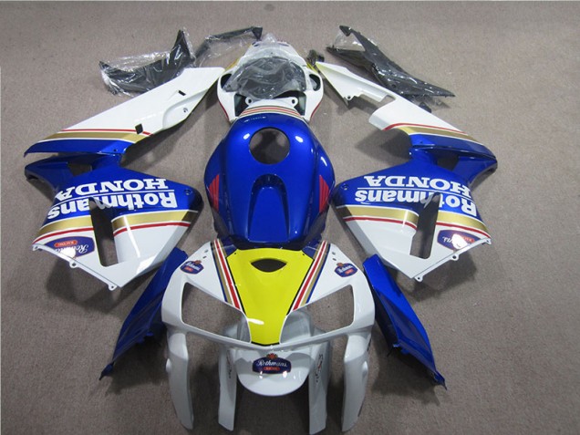Bleu Blanc Rothmans 05-06 CBR600RR Carénage Moto Bleu Blanc Rothmans 05-06 CBR600RR Carénage Moto