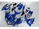 Bleu Blanc Vert 08-10 GSXR 600/750 Carénage Moto Bleu Blanc Vert 08-10 GSXR 600/750 Carénage Moto