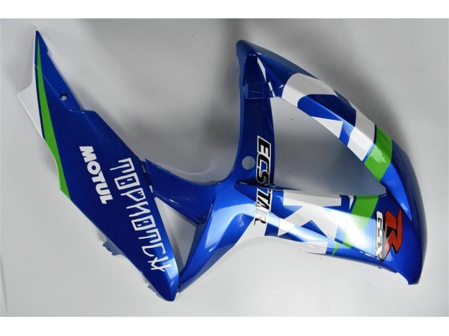 Bleu Blanc Vert 08-10 GSXR 600/750 Carénage Moto Bleu Blanc Vert 08-10 GSXR 600/750 Carénage Moto
