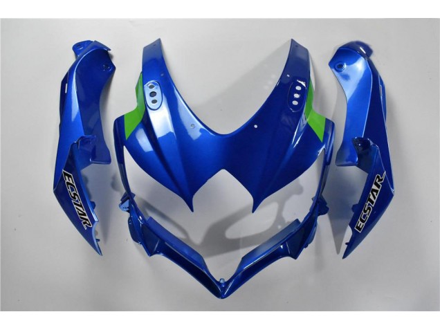 Bleu Blanc Vert 08-10 GSXR 600/750 Carénage Moto Bleu Blanc Vert 08-10 GSXR 600/750 Carénage Moto