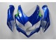 Bleu Blanc Vert 08-10 GSXR 600/750 Carénage Moto Bleu Blanc Vert 08-10 GSXR 600/750 Carénage Moto
