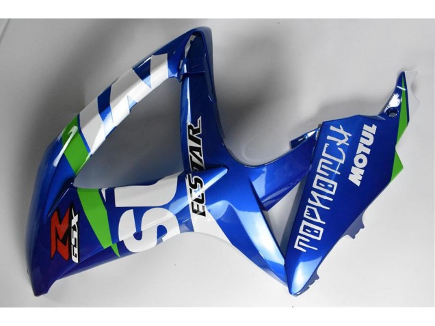 Bleu Blanc Vert 08-10 GSXR 600/750 Carénage Moto Bleu Blanc Vert 08-10 GSXR 600/750 Carénage Moto
