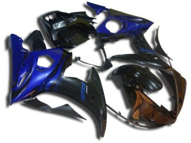 Bleu Flamme 03-05 YZF R6 Carénage Moto