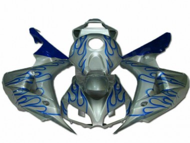 Bleu Flamme Argent 06-07 CBR1000RR Carénage Moto
