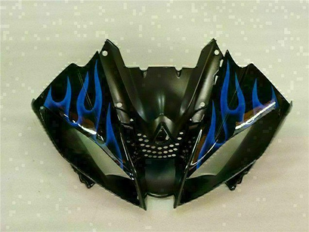 Bleu Flamme Noir 08-16 YZF R6 Carénage Moto Bleu Flamme Noir 08-16 YZF R6 Carénage Moto