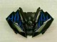 Bleu Flamme Noir 08-16 YZF R6 Carénage Moto Bleu Flamme Noir 08-16 YZF R6 Carénage Moto
