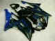 Bleu Flamme Noir 08-16 YZF R6 Carénage Moto Bleu Flamme Noir 08-16 YZF R6 Carénage Moto