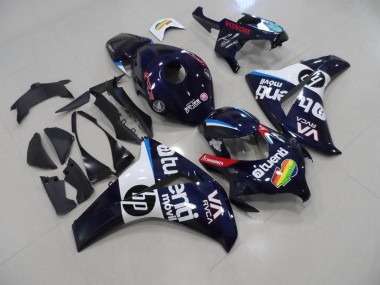 Bleu Foncé HP 08-11 CBR1000RR Carénage Moto