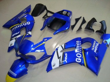 Bleu Go Motul 98-02 YZF R6 Carénage Moto