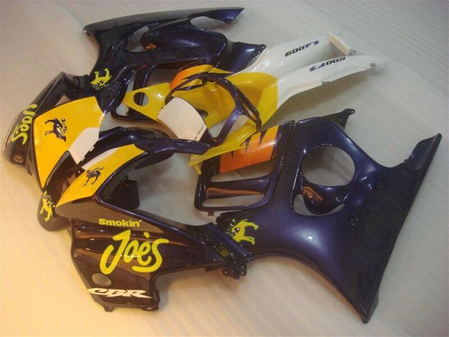 Bleu Jaune Joes 95-98 CBR600 F3 Carénage Moto Bleu Jaune Joes 95-98 CBR600 F3 Carénage Moto