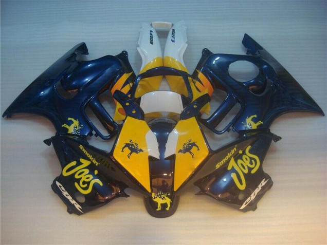 Bleu Jaune Joes 95-98 CBR600 F3 Carénage Moto Bleu Jaune Joes 95-98 CBR600 F3 Carénage Moto