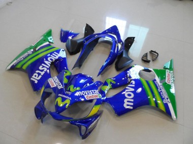 Bleu Movistar Castrol 04-07 CBR600 F4i Carénage Moto