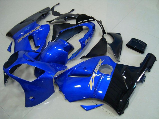 Bleu Noir 00-01 ZX12R Carénage Moto Bleu Noir 00-01 ZX12R Carénage Moto
