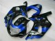 Bleu Noir 01-03 GSXR 600/750 Carénages Moto Bleu Noir 01-03 GSXR 600/750 Carénages Moto