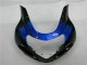 Bleu Noir 01-03 GSXR 600/750 Carénages Moto Bleu Noir 01-03 GSXR 600/750 Carénages Moto