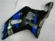 Bleu Noir 01-03 GSXR 600/750 Carénages Moto Bleu Noir 01-03 GSXR 600/750 Carénages Moto