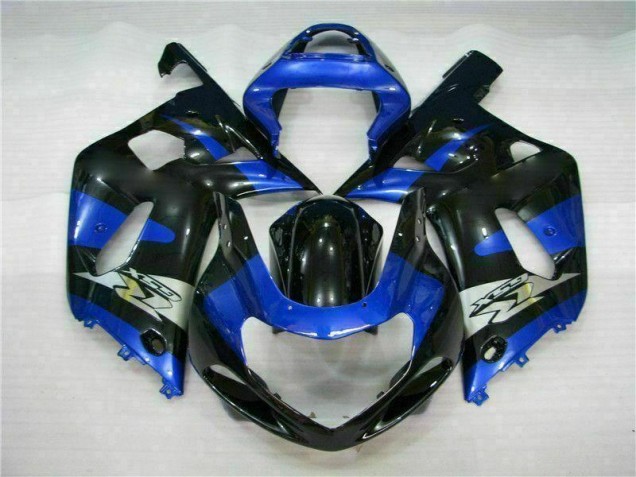 Bleu Noir 01-03 GSXR 600/750 Carénages Moto Bleu Noir 01-03 GSXR 600/750 Carénages Moto