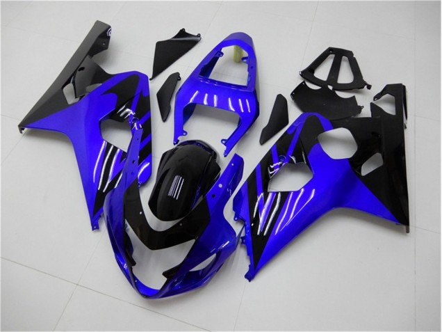 Bleu Noir 04-05 GSXR 600/750 Carénages Moto