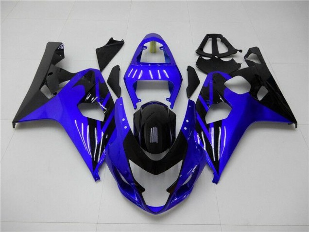 Bleu Noir 04-05 GSXR 600/750 Carénages Moto