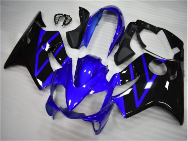 Bleu Noir 04-07 CBR600 F4i Carénage Moto
