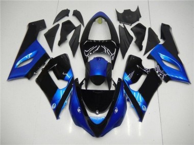 Bleu Noir 05-06 ZX6R Carénage Moto