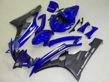 Bleu Noir 06-07 YZF R6 Carénage Moto