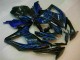 Bleu Noir 08-10 GSXR 600/750 Carénages Moto Bleu Noir 08-10 GSXR 600/750 Carénages Moto