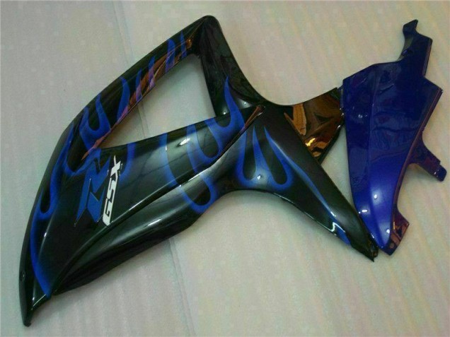 Bleu Noir 08-10 GSXR 600/750 Carénages Moto Bleu Noir 08-10 GSXR 600/750 Carénages Moto