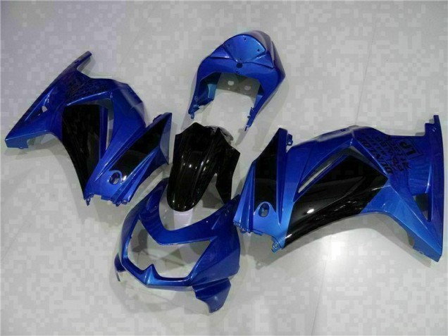 Bleu Noir 08-12 EX250 Carénage Moto Bleu Noir 08-12 EX250 Carénage Moto