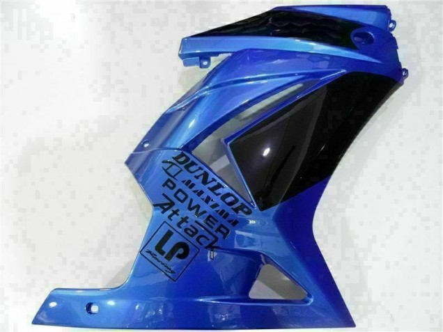 Bleu Noir 08-12 EX250 Carénage Moto Bleu Noir 08-12 EX250 Carénage Moto