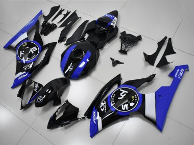 Bleu Noir 08-16 YZF R6 Carénage Moto