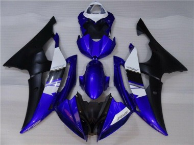 Bleu Noir 08-16 YZF R6 Carénages Moto