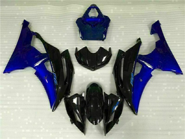 Bleu Noir 08-16 YZF R6 Carrosserie Moto Bleu Noir 08-16 YZF R6 Carrosserie Moto