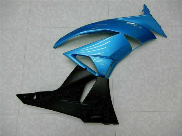 Bleu Noir 09-12 ZX6R Carénage Moto Bleu Noir 09-12 ZX6R Carénage Moto