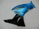 Bleu Noir 09-12 ZX6R Carénage Moto Bleu Noir 09-12 ZX6R Carénage Moto