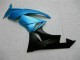 Bleu Noir 09-12 ZX6R Carénage Moto Bleu Noir 09-12 ZX6R Carénage Moto