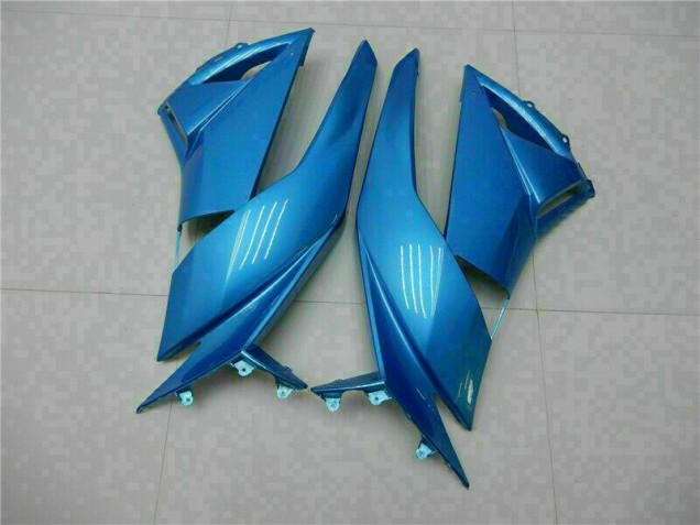 Bleu Noir 09-12 ZX6R Carénage Moto Bleu Noir 09-12 ZX6R Carénage Moto