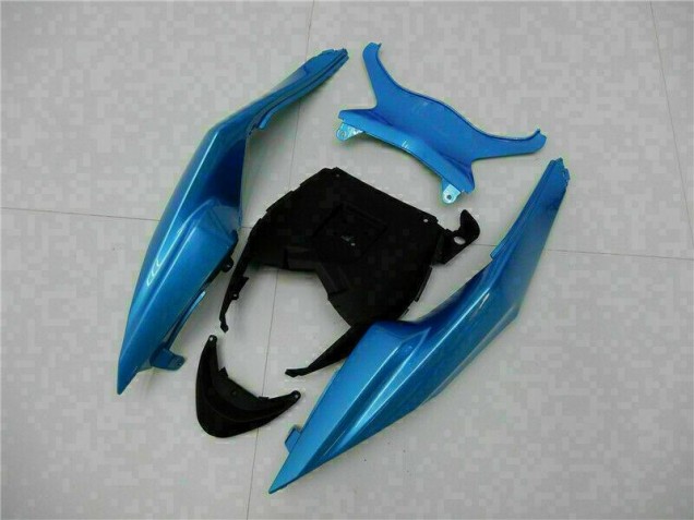 Bleu Noir 09-12 ZX6R Carénage Moto Bleu Noir 09-12 ZX6R Carénage Moto