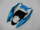 Bleu Noir 09-12 ZX6R Carénage Moto Bleu Noir 09-12 ZX6R Carénage Moto