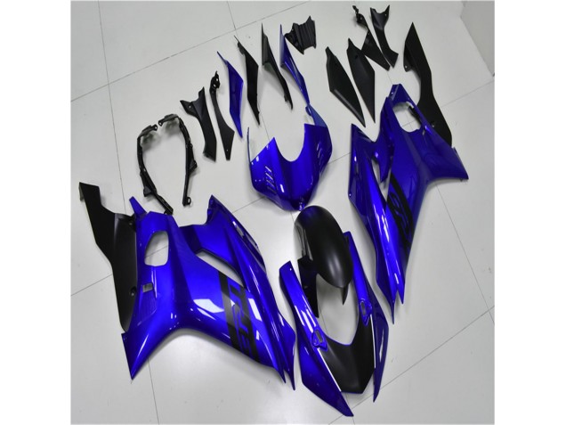 Bleu Noir 17-21 YZF R6 Carénage Moto Bleu Noir 17-21 YZF R6 Carénage Moto