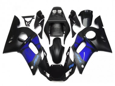 Bleu Noir 98-02 YZF R6 Carénage Moto