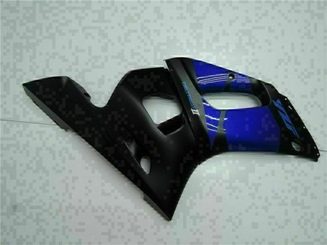 Bleu Noir 98-02 YZF R6 Carénages Moto Bleu Noir 98-02 YZF R6 Carénages Moto