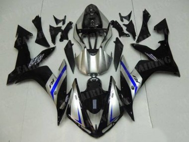 Bleu Noir Argent 04-06 YZF R1 Carénage Moto