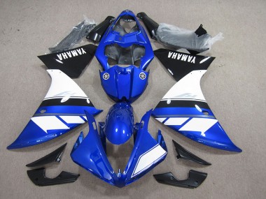 Bleu Noir Blanc 12-14 YZF R1 Carénage Moto